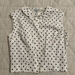 Vintage sleeveless blouse